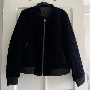 Banana Republic Quilted Velvet Bomber Jacket - NEVER WORN